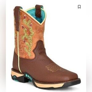 Corral Cactus Farm and Ranch Water Resistant Western Boots Square Toe 7.5 NIB